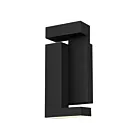 Alteck Lighting AW0036-3CCT-W-BK 25W Sable noir LED Applique murale d'extérieur