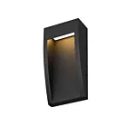 Alteck Lighting AW0038-3CCT-W-BK 12W Sable noir LED Applique murale d'extérieur