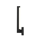 Alteck Lighting AW0040-3CCT-W-BK 12W Sable noir LED Applique murale d'extérieur