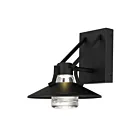 Alteck Lighting AW0043-3CCT-W-BK 15W Sable noir LED Applique murale d'extérieur