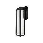 Alteck Lighting AW0049-3CCT-W-BK 15W Sable noir LED Applique murale d'extérieur