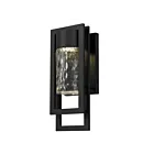 Alteck Lighting AW0050-3CCT-W-BK 12W Sable noir LED Applique murale d'extérieur