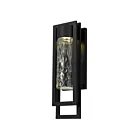 Alteck Lighting AW0051-3CCT-W-BK 12W Sable noir LED Applique murale d'extérieur