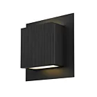 Alteck Lighting AW0060-3CCT-W-BK 18W Sable noir LED Applique murale d'extérieur