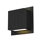 Alteck Lighting AW0061-3CCT-W-BK 18W Sable noir LED Applique murale d'extérieur