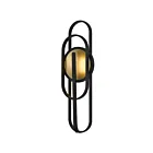 Alteck Lighting AW0092-3CCT-W-BK 10W Sable noir LED Applique murale d'extérieur