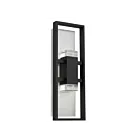 Alteck Lighting AW0106-3CCT-W-BK 20W Sable noir LED Applique murale d'extérieur