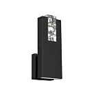 Alteck Lighting AW0116-3CCT-W-BK 12W Sable noir LED Applique murale d'extérieur