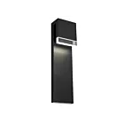 Alteck Lighting AW0118-3CCT-W-BK 8W Sable noir LED Applique murale d'extérieur