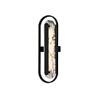 Alteck Lighting AW0126-3CCT-W-BK 20W Sable noir LED Applique murale d'extérieur