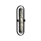 Alteck Lighting AW0127-3CCT-W-BK 30W Sable noir LED Applique murale d'extérieur