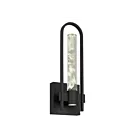 Alteck Lighting AW0132-3CCT-W-BK 14W Sable noir LED Applique murale d'extérieur