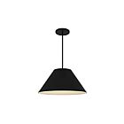 Alteck Lighting AP0078-5CCT-W-BK Jaz 25W Sable noir LED Suspendu