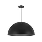 Alteck Lighting AP0084-5CCT-W-BK Half Round 35W Sable noir LED Fil Luminaire Suspendu