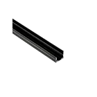 American Lighting 12VAC-H3-CHANSH-1M Extrusion blindée en aluminium noir hybride 3 12 V CA 1 M