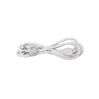 American Lighting ALC-PC6-WH Cordon d'alimentation enfichable complet de 6 pi pour sous-armoire en blanc