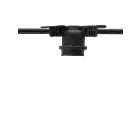 American Lighting LS-M-24-100-BK 25W Noir Cordon lumineux