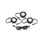 American Lighting MVP-3-BK 4.3W Noir Rondelle