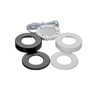 American Lighting OMNISL-3CCT 4W Rondelle Avec garnitures noires et blanches