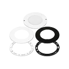 American Lighting OMNISL-40 2.5W Rondelle Avec garnitures noires et blanches