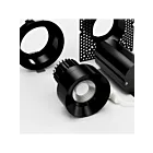 American Lighting RHYM-DL3R-12-36-GIM-5CCT-BK 12W 3" Noir Lumière encastrée CCT Sélectionnable