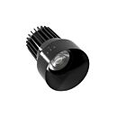 American Lighting RHYM-DL3R-15-2450-ZOM-5CCT-BK 15W 3" Noir Lumière encastrée CCT Sélectionnable
