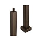 Arani PO-4S-BR-FT 4" Bronze Poteau en acier carré
