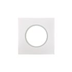 Garniture d'encastré ajustable fin carré 3" Arani SL3G-TS-WH-V2 blanc