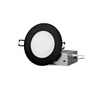Arani SL4-VAR-R-BK-V4 9W 4" Noir Luminaire encastré CCT Sélectionnable