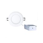 Panneau LED mince à température CCT au choix Arani SL4-VAR-R-BN-V2 9W nickel Brossé 4"