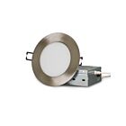 Arani SL4-VAR-R-BN-V4 9W 4" Nickel brossé Luminaire encastré CCT Sélectionnable
