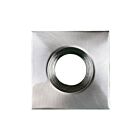 Garniture d'encastré ajustable fin carré 4" Arani SL4G-TS-BN-V2 nickel brossé