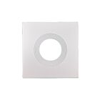 Garniture d'encastré ajustable fin carré 4" Arani SL4G-TS-WH-V2 blanc