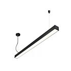 Arani SU-AL-VAR-BK-V2 Noir Architectural Suspendu Linéaire Luminaire Wattage et CCT Sélectionnable