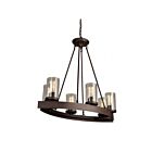 Lustre Artcraft Menlo Park AC10005 60W 6-lumières bronze huilé