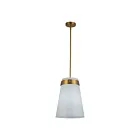 Artcraft AC10640BR Dahlia 60W Laiton brossé Suspendu