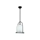 Artcraft AC10650BK Dahlia 60W Noir Suspendu