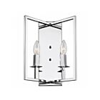 Applique murale Artcraft Allston AC10727CH 2-lumières chrome
