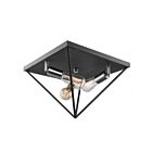 Plafonnier Artcraft Artistry AC11113PN 60W 3-lumières nickel poli