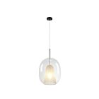 Artcraft AC11219CL Dusk 1-lumière 60W Noir Suspendu