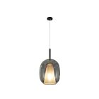 Artcraft AC11219SM Dusk 1-lumière 60W Noir Suspendu