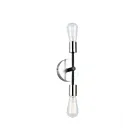 Applique murale Artcraft Truro AC11256NB 60W 2 lumières noir et laiton brossé