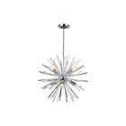 Lustre Artcraft Sunburst AC11443CH 60W 8-lumières chrome
