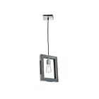 Suspendu Artcraft Gatehouse AC11651BN 100W 1 lumière nickel brossé, pin foncé