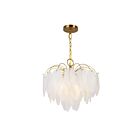 Artcraft AC11780BR Alessia 240W 4-Lights Laiton brossé LED Lustre