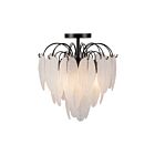 Artcraft AC11785BK Alessia 60W Noir Plafonnier semi encastré