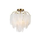 Artcraft AC11785BR Alessia 240W Laiton brossé Plafonnier semi encastré