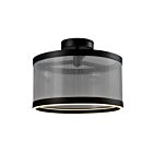 Artcraft AC11893SL Cora 24W Argent LED Plafonnier semi encastré