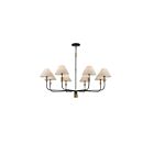 Artcraft AC12038BB Providence 420W Noir et Laiton brossé Lustre