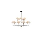 Artcraft AC12039BB Providence 900W Noir et Laiton brossé Lustre